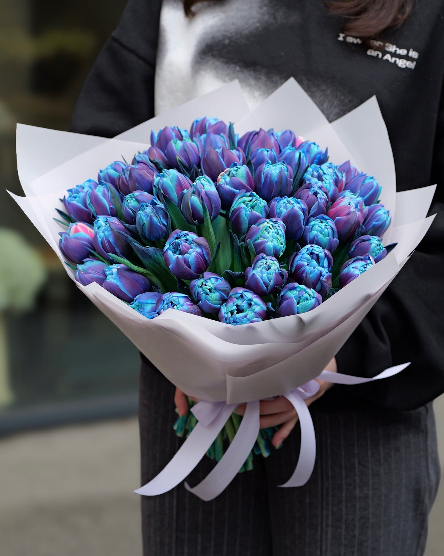 
                  
                    Синие тюльпаны Double Bubble
                  
                