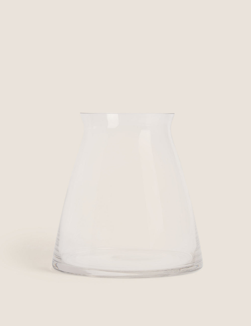 Skleněná váza střední velikosti Lucerna