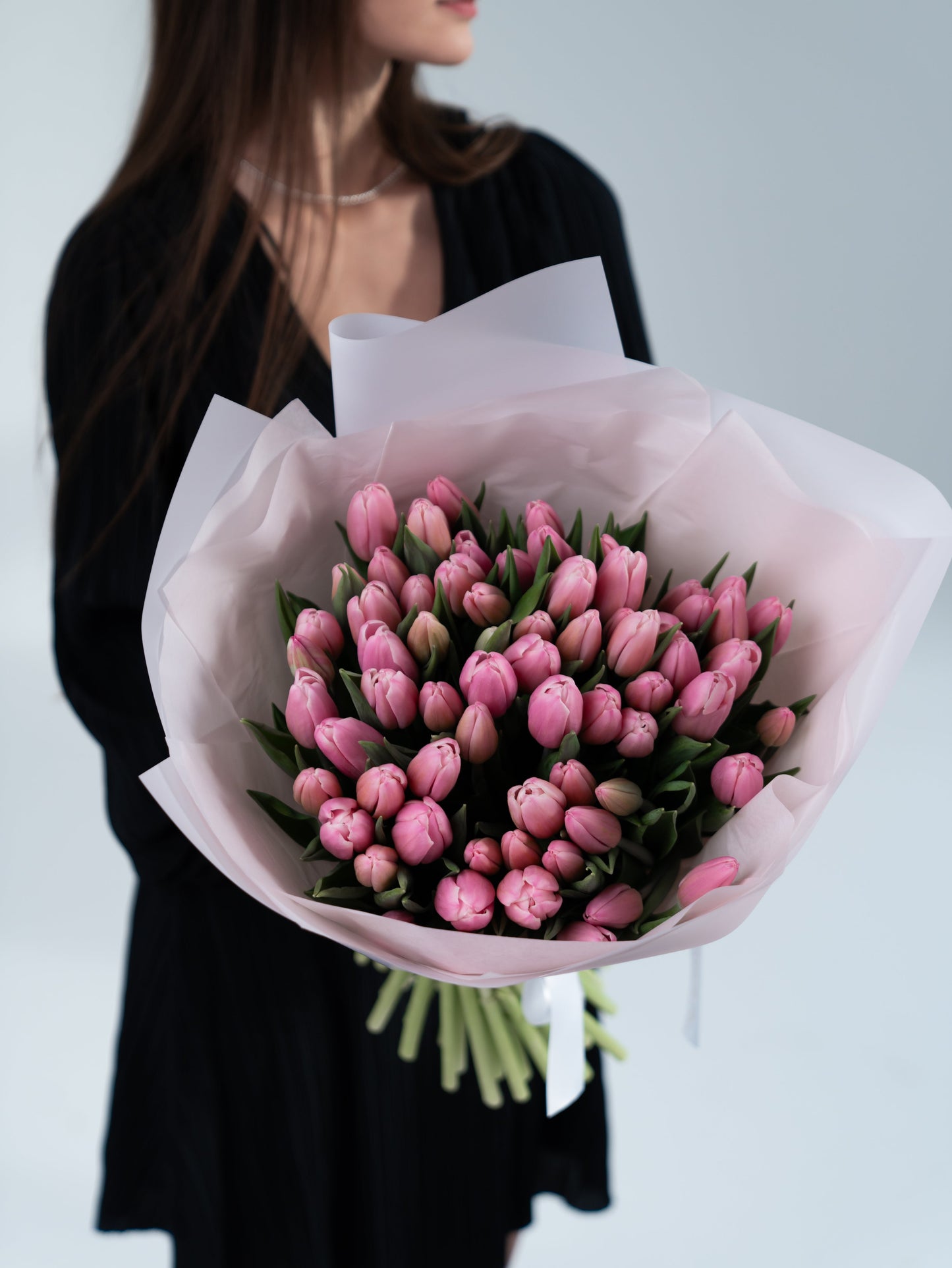 
                  
                    Prémiové růžové tulipány
                  
                