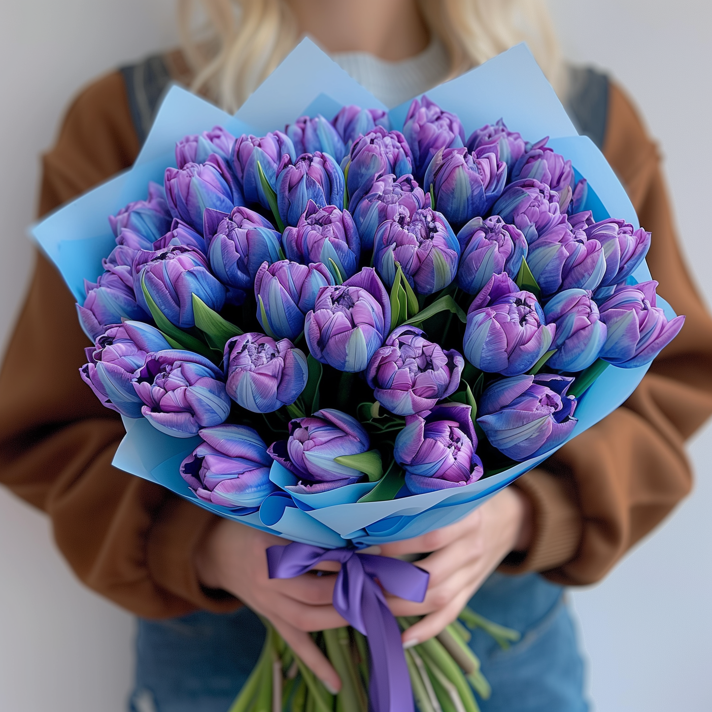 
                  
                    Modré plnokvěté tulipány Double Bubble
                  
                