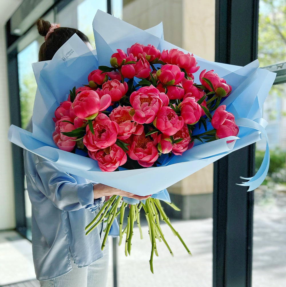 Peonies Coral Charm