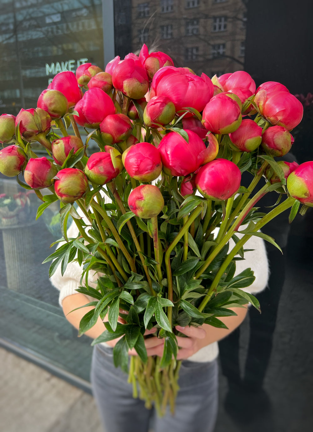 Peonies Coral Charm